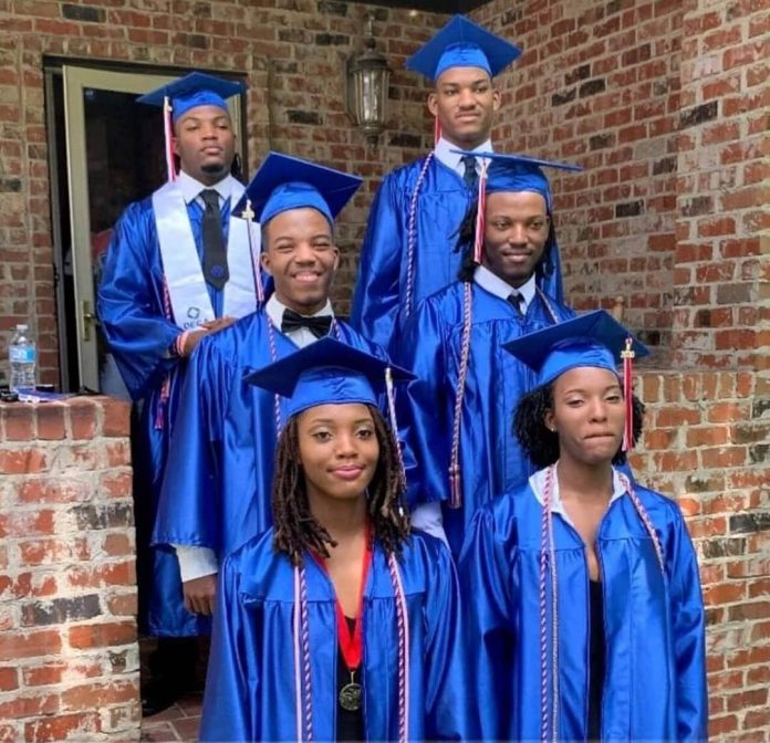 Photos Of 1st Surviving African-American Sextuplets Who Graduated Same Day